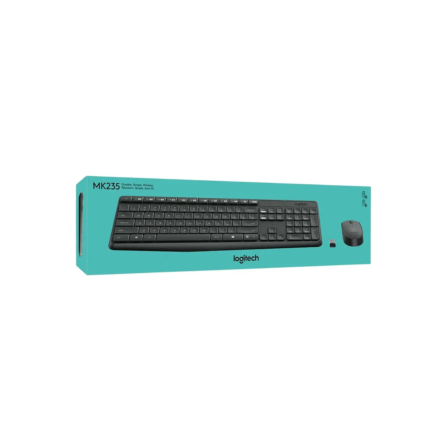 atresclick.com | Combo de teclado y mouse Inalambrico Logitech MK235
