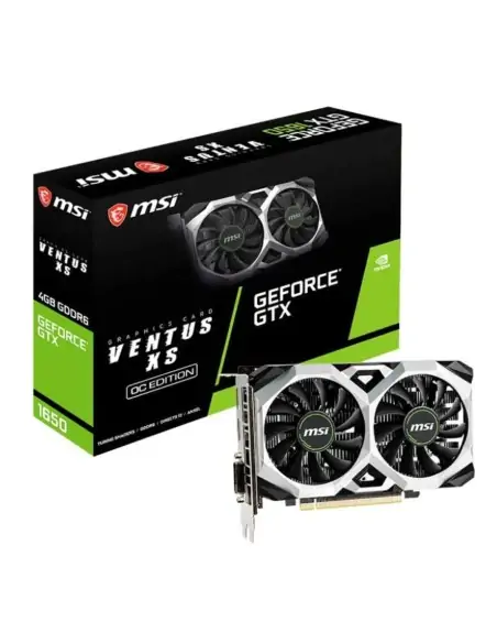 A Tres Click | Tarjeta de Video MSI Ventus XS GeForce GTX 1650 4GB GDDR6 $ 949.000 $ 797.479 MSI Tarjetas de Video 