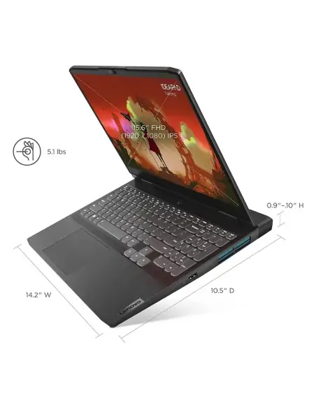A Tres Click | Portátil Lenovo IdeaPad Gaming 3 15IAH7 Intel Core I5 12450H, 8GB, 512GB SSD, 15.6" RTX 3050, Windows 11 Home $ 5.969.900 $ 3.581.940 Lenovo Portátiles Gamer 
