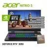 atresclick.com | Portatil Acer Nitro 5 AN515-46-R0ZZ AMD Ryzen 5 6600H, 8GB DDR5, 512GB NVMe SSD, 15.6" FHD, Windows 11 Home, RTX 3050 4GB