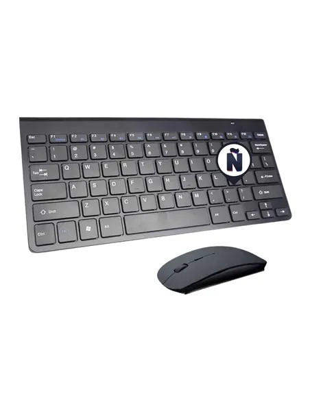 A Tres Click | Combo De Teclado Y Mouse Inalambrico Mini Jp3 Español (Ñ) $ 99.636 $ 46.050 Generic Teclados y Mouse 