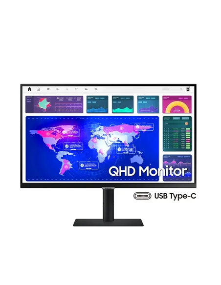 A Tres Click | Monitor Samsung LS27A600UUN 27" IPS, HDR10, USB-C, Puerto LAN, Ajustable $ 1.899.900 $ 1.037.761 Samsung Monitores 