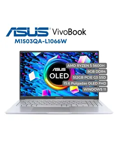 A Tres Click | Portátil Asus M1603QA AMD Ryzen 5 5600H, 8GB DDR4, 512GB SSD PCIe, 16" $ 2.929.000 $ 1.933.140 Asus Portátiles & Notebook 