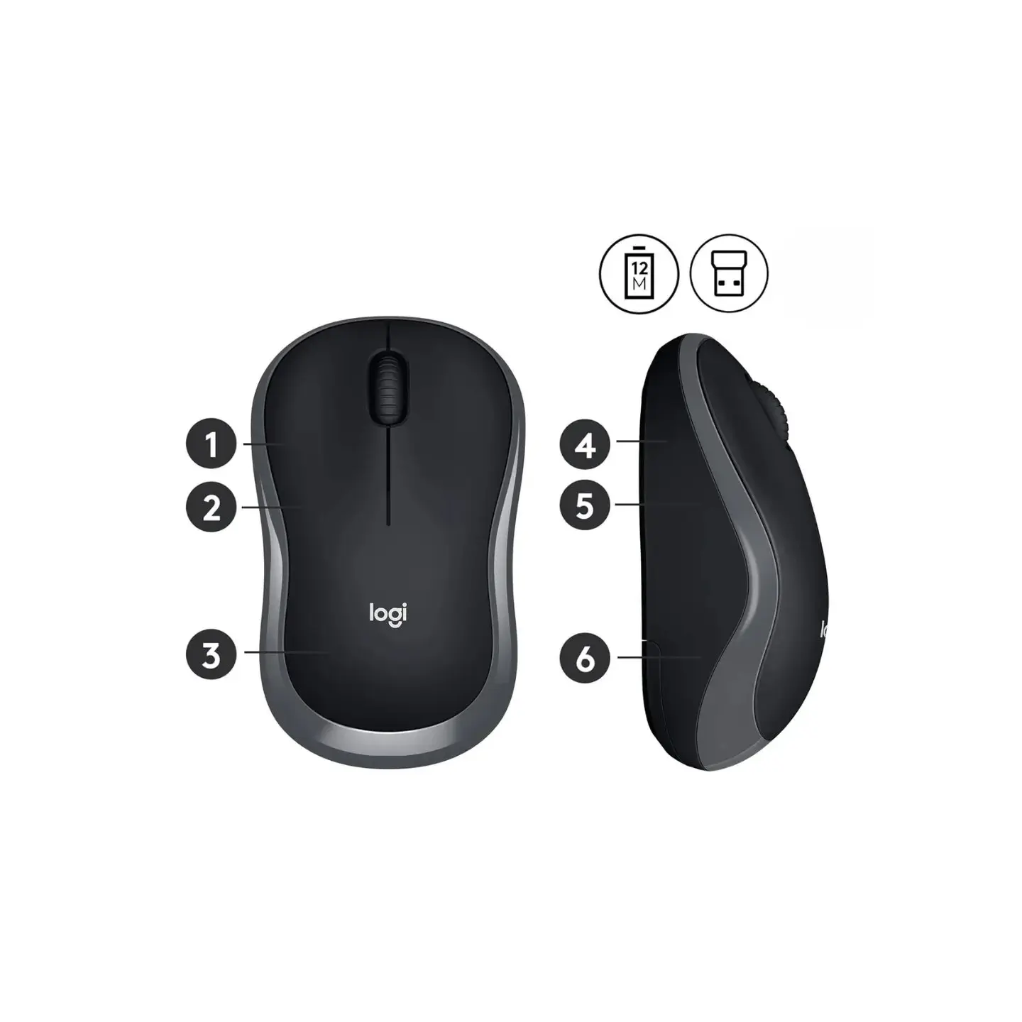 atresclick.com | Mouse Logitech inalámbrico M185