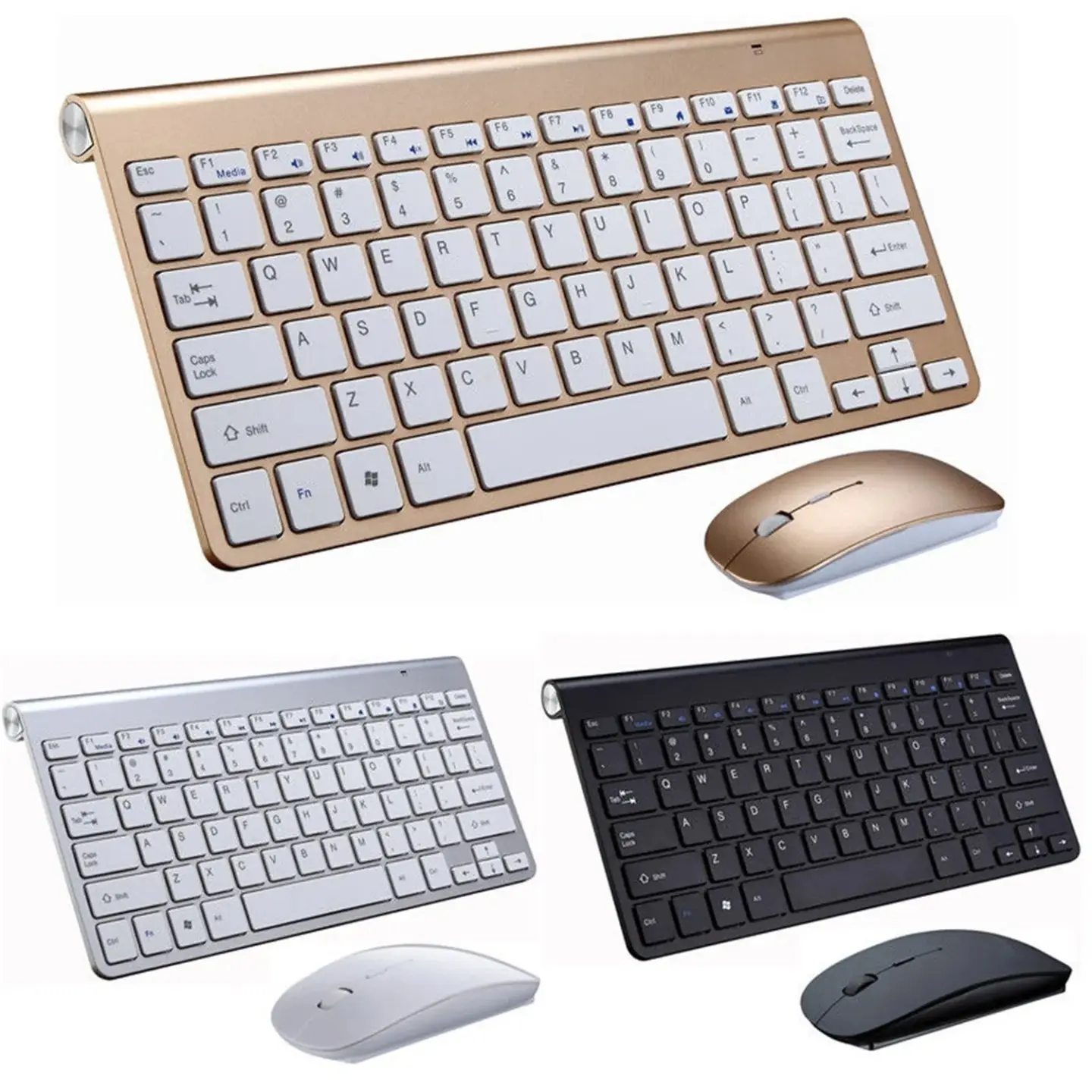 atresclick.com | Combo De Teclado Y Mouse Inalambrico Mini Jp3 Español (Ñ)