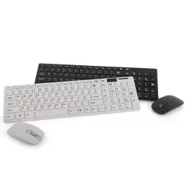 Combo Teclado y Mouse Inalámbrico K-06 + Membrana Protectora
