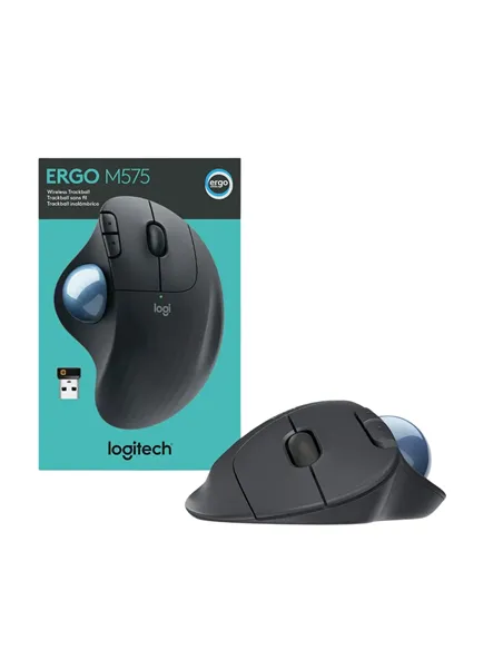 A Tres Click | Mouse Logitech ERGO M575 Trackball Inalmabrico $ 289.900 $ 158.349 Logitech Teclados y Mouse 