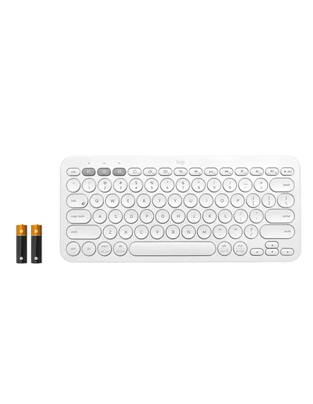 A Tres Click | Teclado inalámbrico Logitech PEBBLE KEYS 2 K380S Multidispositivo Blanco $ 199.900 $ 134.387 Logitech Teclados y Mouse 
