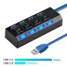 atresclick.com | Hub USB 3.0 Con Interruptor Independiente