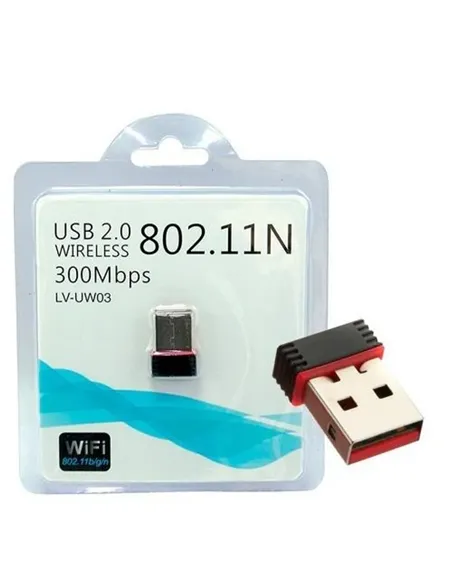 A Tres Click | Adaptador USB Receptor Wifi 300mbps 802.11 $&nbsp;33.800 $&nbsp;14.202 Generic Conectividad 
