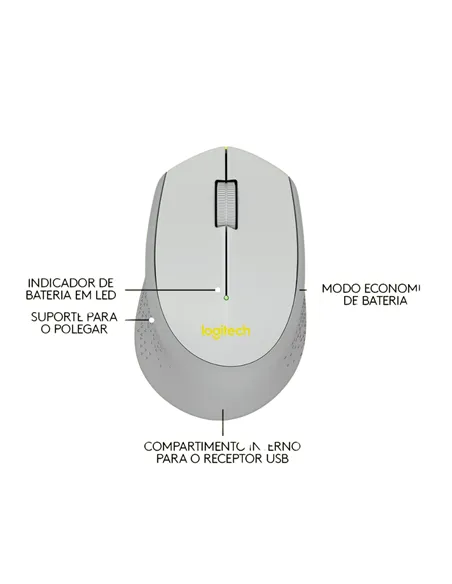 A Tres Click | Mouse Logitech inalámbrico M280 $ 129.900 $ 70.954 Logitech Teclados y Mouse 