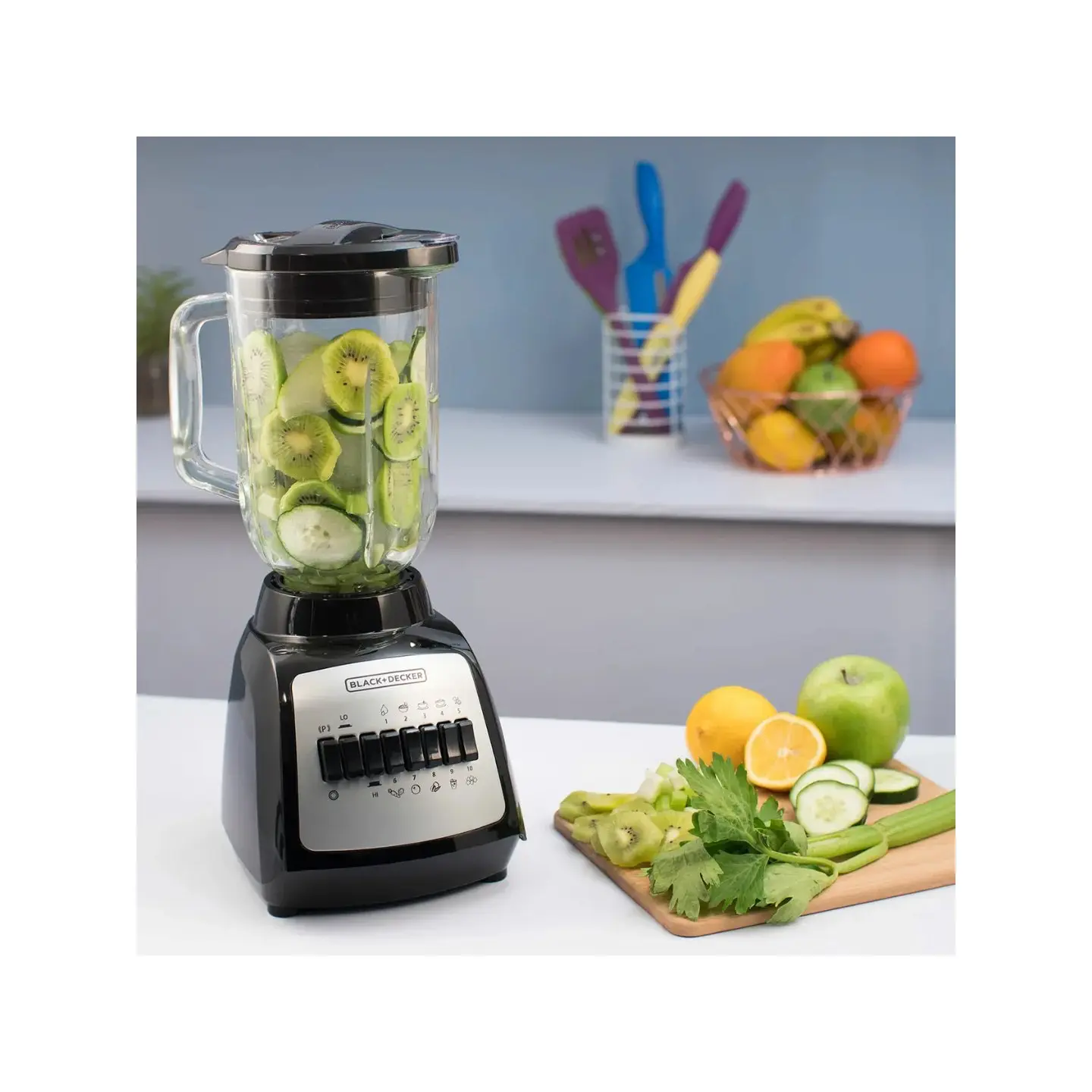 atresclick.com | Licuadora BLACK+DECKER DuraPro BLBD210GB Color Negro 10 Velocidades, Vaso Vidrio