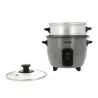 atresclick.com | Olla Arrocera IMUSA 3 tazas Con Vaporera y Accesorios Color Gris