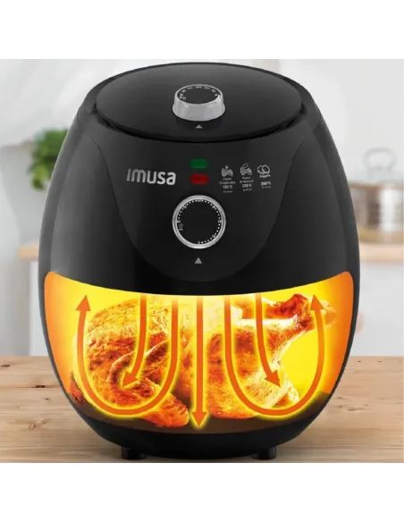 A Tres Click | Freidora de aire IMUSA Airfryer Esencial 3,2L negra 1100W $ 489.900 $ 193.490 IMUSA Cocina 3045380020665
