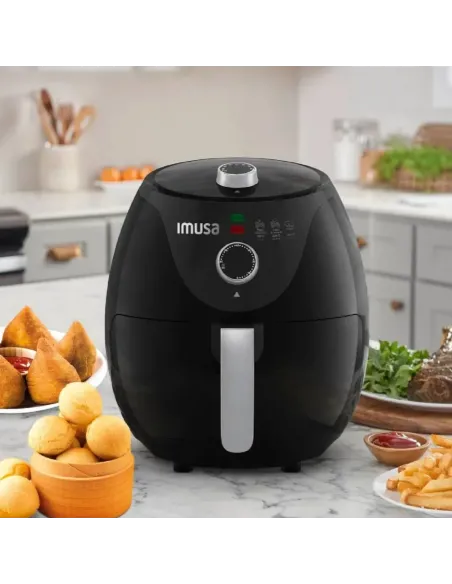 A Tres Click | Freidora de aire IMUSA Airfryer Esencial 3,2L negra 1100W $ 489.900 $ 193.490 IMUSA Cocina 3045380020665