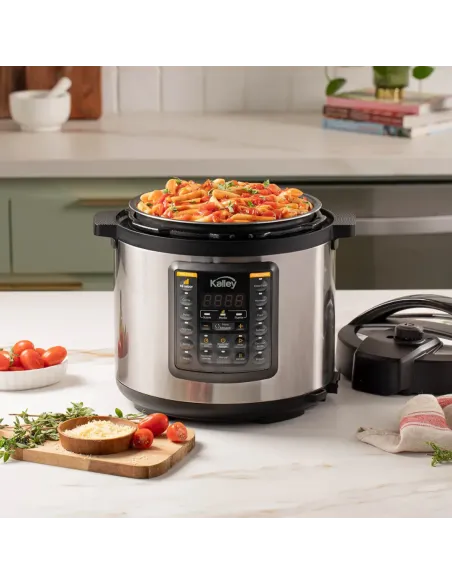 A Tres Click | Olla MultiChef Kalley 5.5Litros K-OMP Plateado $ 579.900 $ 243.655 Kalley Cocina 7700149148191