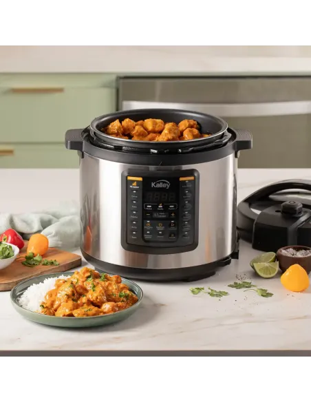 A Tres Click | Olla MultiChef Kalley 5.5Litros K-OMP Plateado $ 579.900 $ 243.655 Kalley Cocina 7700149148191