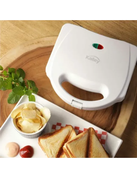 A Tres Click | Sanduchera Kalley dos puestos K-SM101 Blanco $ 92.900 $ 58.739 Kalley Cocina 7701023114356