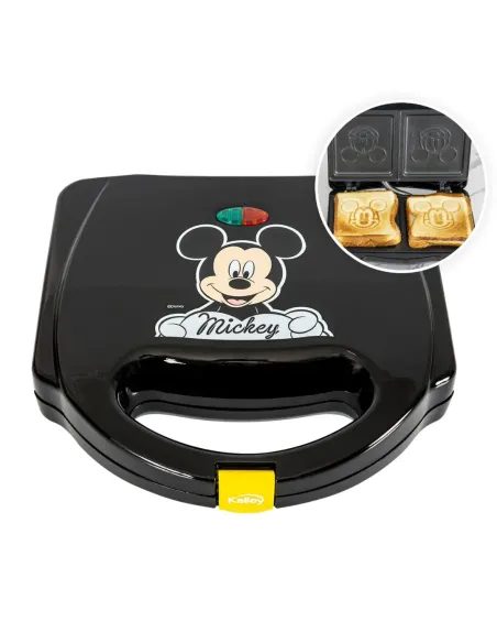 A Tres Click | Sanduchera KALLEY Mickey Mouse de Disney K-DSM101N Color Negro $ 89.900 $ 75.546 Kalley Cocina 7705946992466
