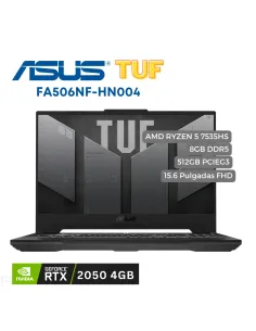 A Tres Click | Portátil Asus TUF FA506N AMD Ryzen 5 7535HS, 512GB PCIE SSD, 24GB DDR5, 15.6 FHD, RTX 2050 4GB GDDR6 $ 4.200.000 $ 3.024.000 Asus Portátiles & Notebook 