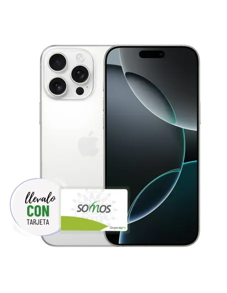 A Tres Click | Celular Iphone 16 pro max 512GB E-Sim Color Blanco Titanium $ 10.430.370 $ 6.573.763 APPLE Apple 