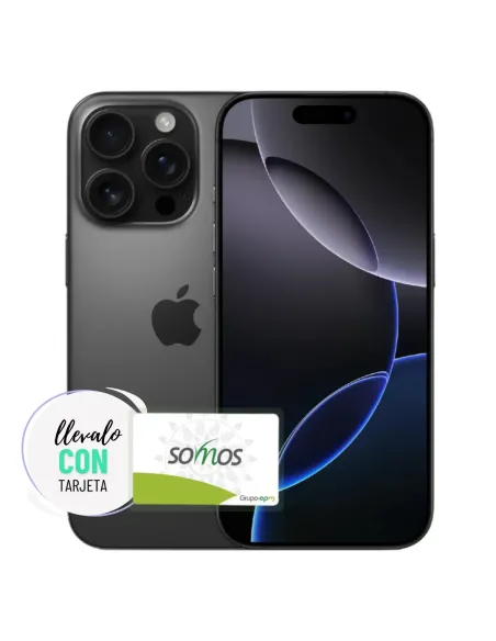 A Tres Click | Celular Iphone 16 pro max 512GB E-Sim Color Negro Titanium $ 10.430.370 $ 6.573.763 APPLE Apple 