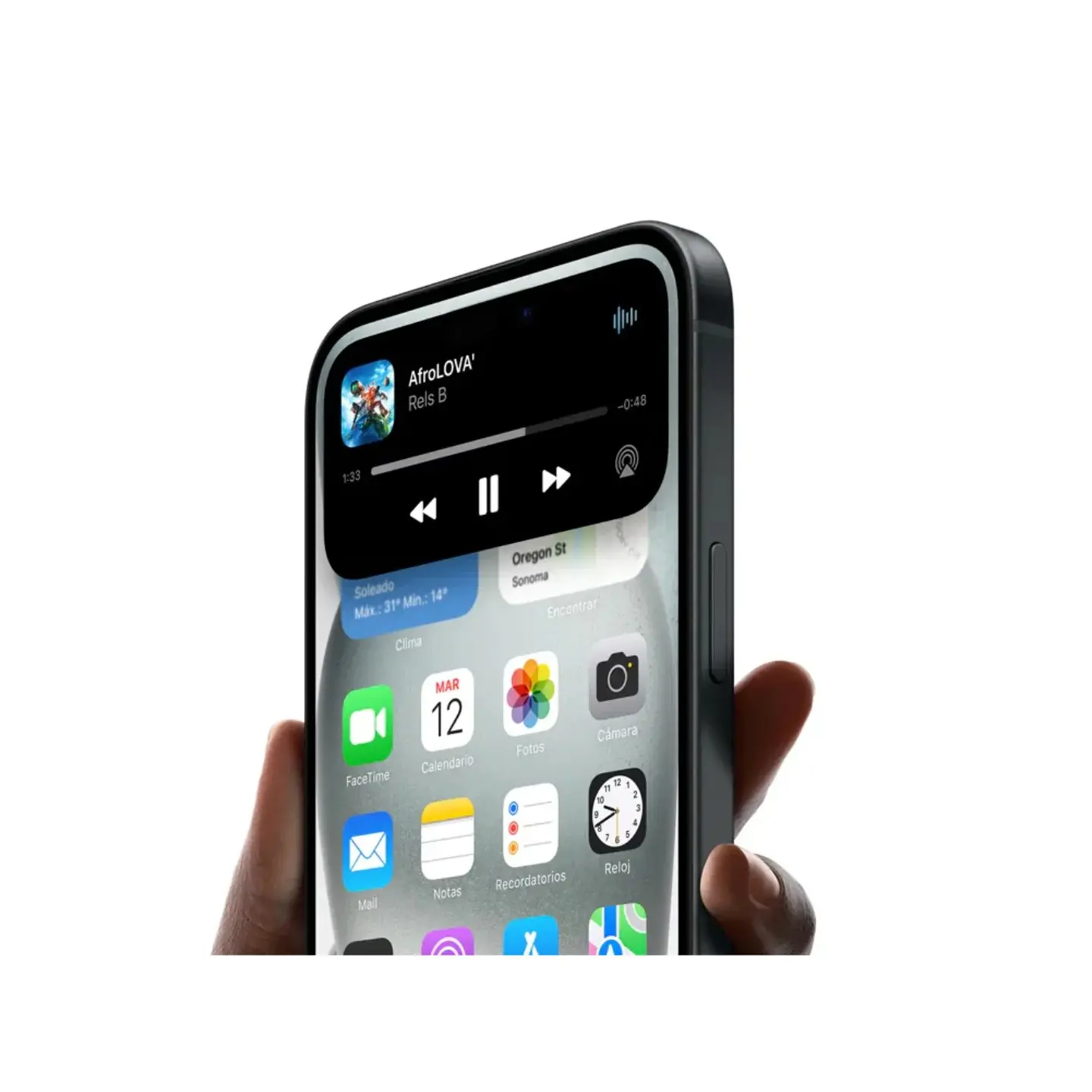 atresclick.com | Celular Iphone 15 128GB Sim Física Color, Negro