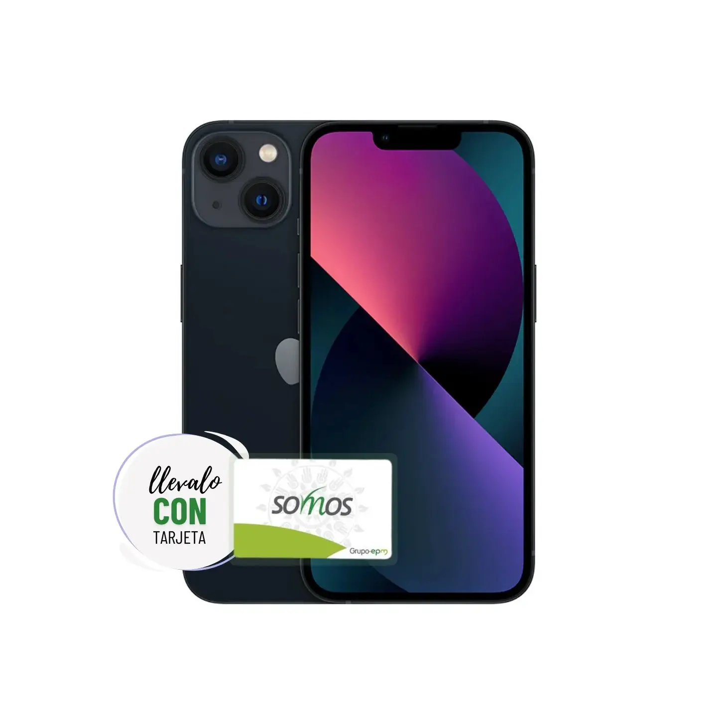 atresclick.com | Celular Iphone 13 128GB Sim Física Color, Negro