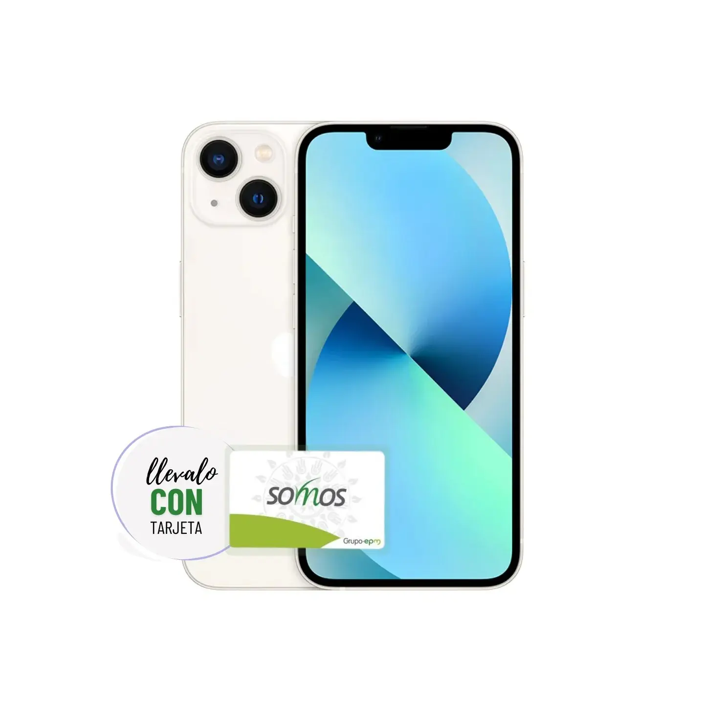 atresclick.com | Celular Iphone 13 128GB Sim Física Color, Blanco