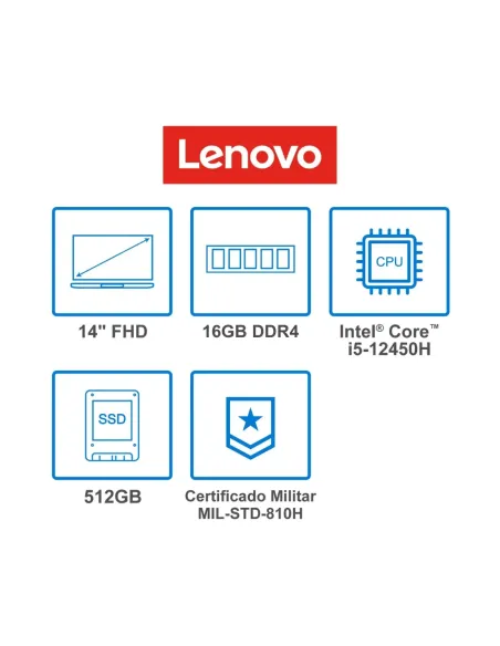 A Tres Click | Portátil Lenovo Intel IdeaPad Slim 3 Core i5 12450H, 16GB DDR4, Disco SSD 512GB , 15.6" FHD $ 3.599.000 $ 2.087.420 Lenovo Portátiles & Notebook 
