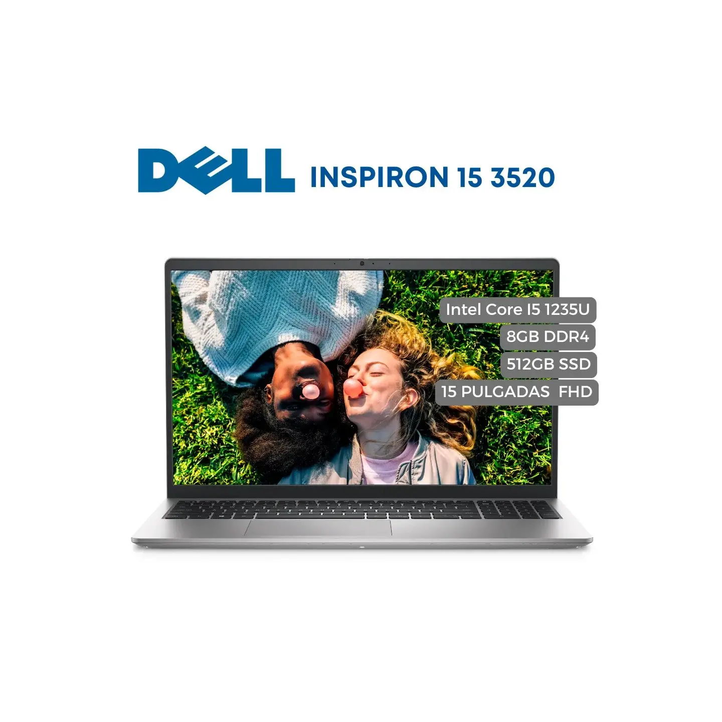 atresclick.com | Portatil DELL Inspiron 15 3520 Intel Core I5 1235U, 8GB DDR4, 512GB SSD, 15.6" FHD