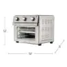 atresclick.com | Horno Tostador KALLEY K-HA20 20 Litros Con Freidora de Aire Plateado