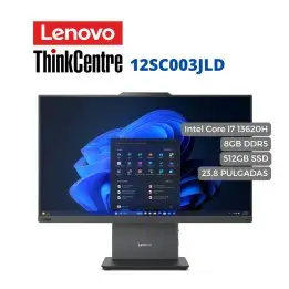 Computador Todo en uno ThinkCentre Intel Core I7 13620, 8GB DDR5, 512GB SSD, 23.8"