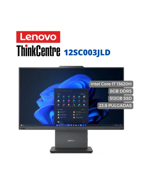 A Tres Click | Computador Todo en uno ThinkCentre Intel Core I7 13620, 8GB DDR5, 512GB SSD, 23.8" $ 4.299.900 $ 2.529.353 Lenovo Inicio 