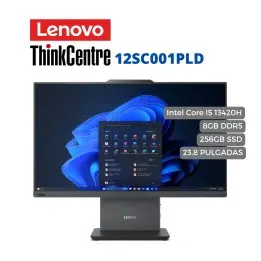 Computador Todo en uno ThinkCentre Intel Core I5 13420H, 8GB DDR5, 256GB SSD, 23.8"