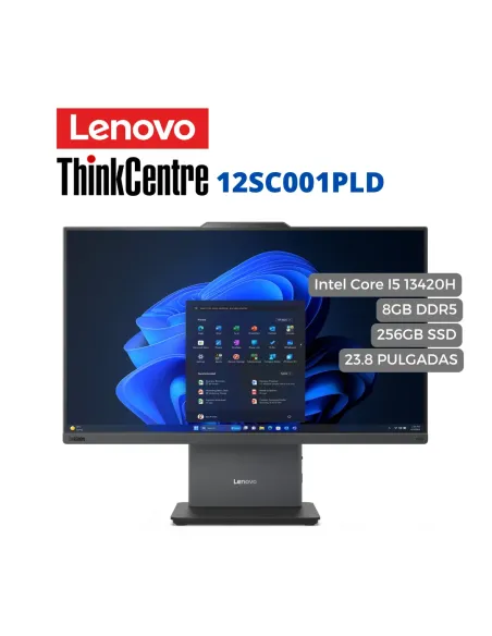 A Tres Click | Computador Todo en uno ThinkCentre Intel Core I5 13420H, 8GB DDR5, 256GB SSD, 23.8" $ 3.199.900 $ 1.989.854 Lenovo Inicio 