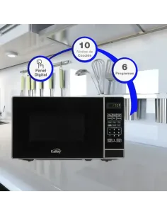 A Tres Click | Horno Tostador KALLEY K-HA20 20 Litros Con Freidora de Aire Plateado $ 599.900 $ 312.553 Kalley Cocina 7705946734493 2