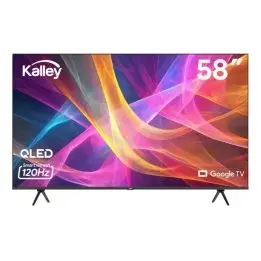 Televisor KALLEY 58" 149 cm 58GQ405 4K-UHD QLED Smart TV Google