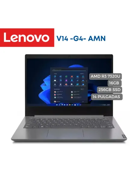 A Tres Click | Portátil Lenovo V14 G4 AMN AMD Ryzen 3 7320U, 16GB DDR4, 256GB SSD, 14" FHD $ 1.859.900 $ 1.450.722 Lenovo Portátiles & Notebook 