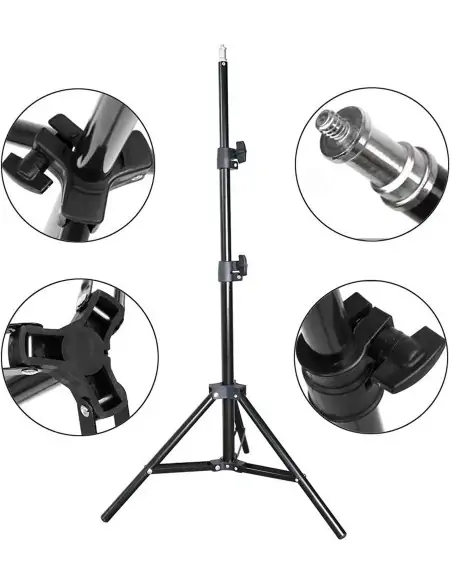 A Tres Click | Aro De Luz 20cm Con Trípode de 1 Metro Y Accesorios $ 84.257 $ 49.563 Generic Fotografía 