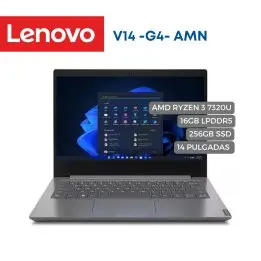 Portátil Lenovo V14 G4 AMN Ryzen 3 7320U, 16GB RAM, 256GB SSD, 14"