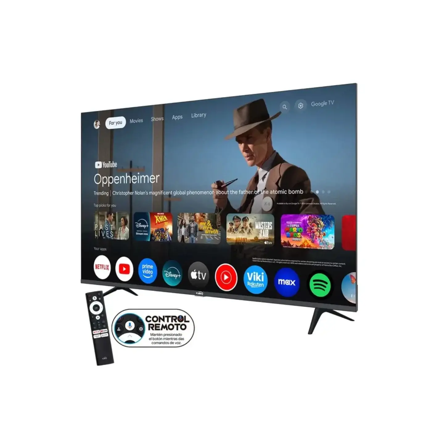 atresclick.com | TELEVISOR KALLEY 43" 43G200 FHD LED Smart TV Google, 2 AÑOS GARANTIA