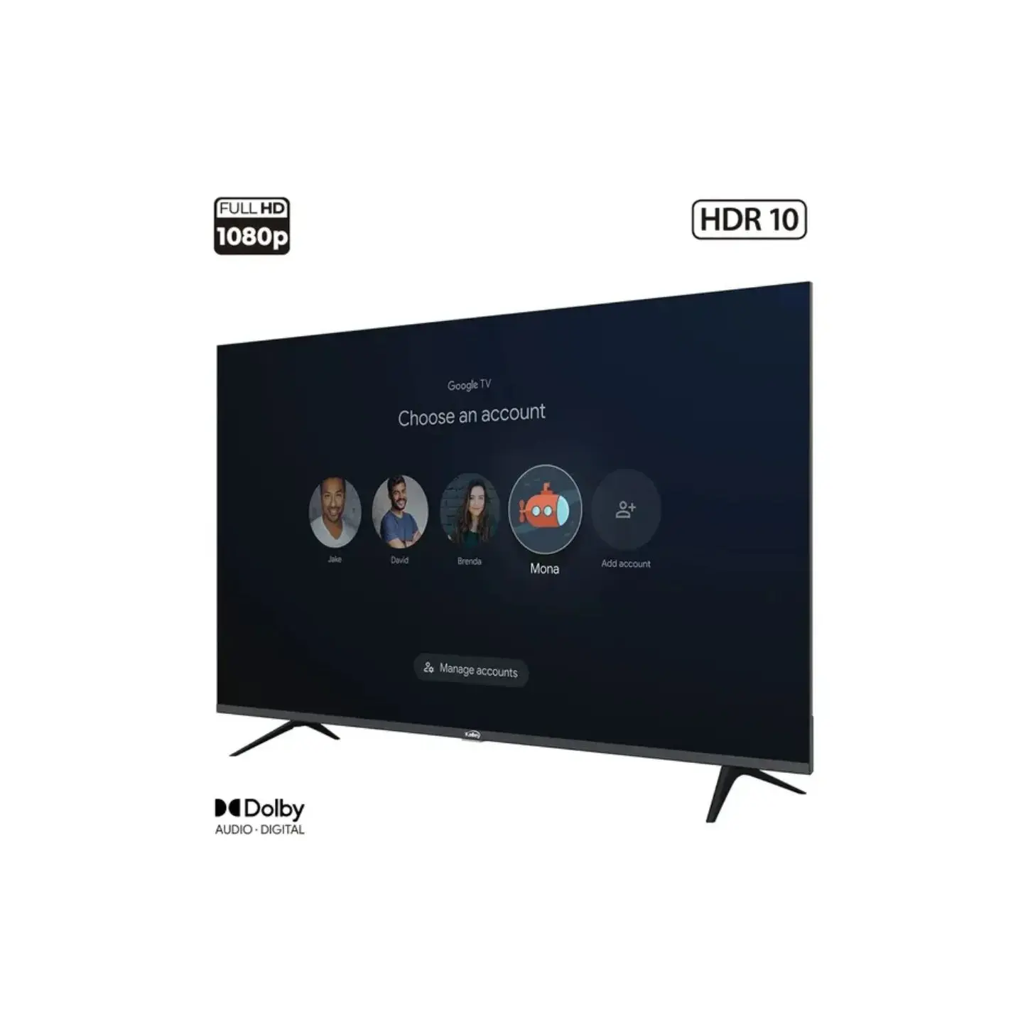 atresclick.com | TELEVISOR KALLEY 43" 43G200 FHD LED Smart TV Google, 2 AÑOS GARANTIA