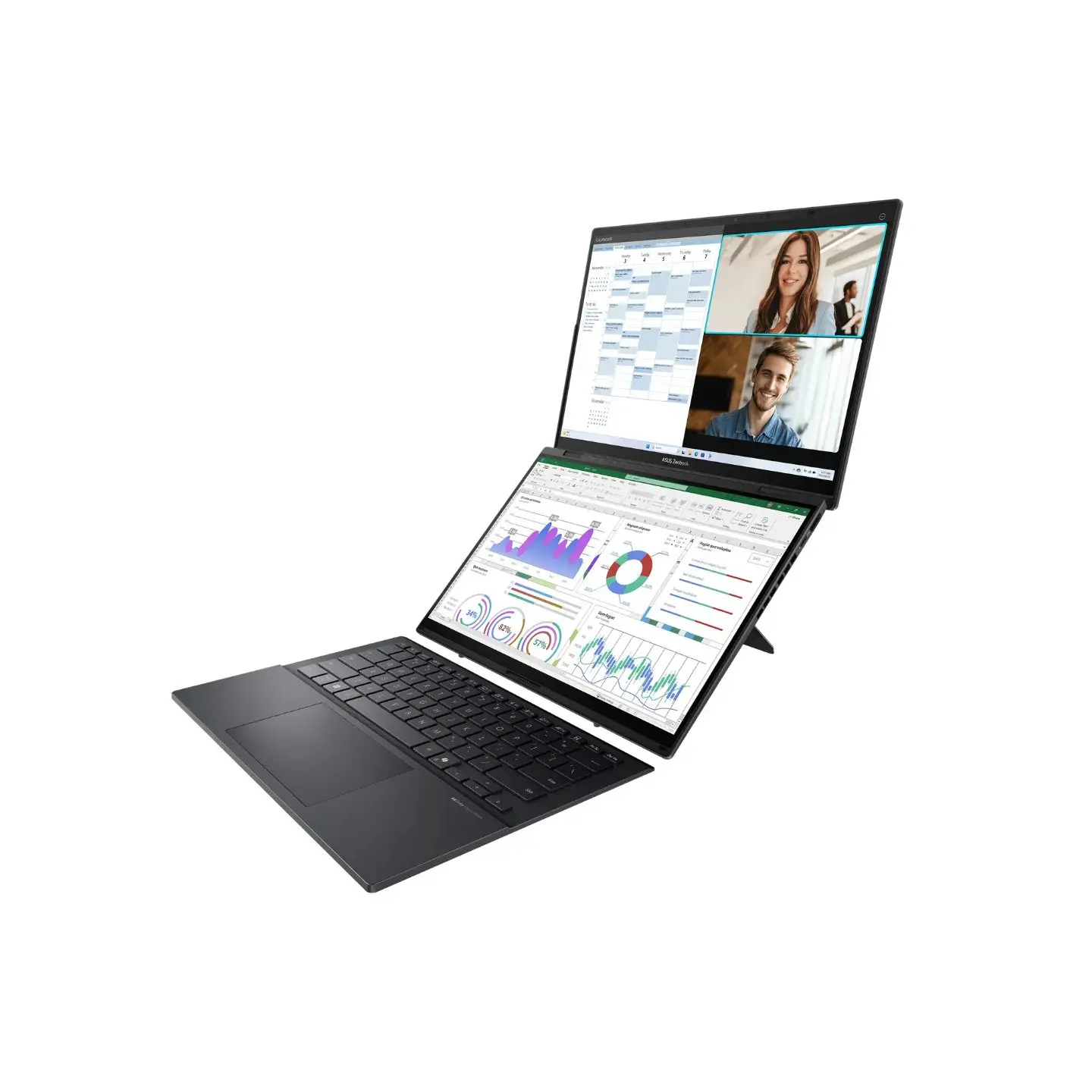 atresclick.com | Portatil Asus Zenbook Duo UX8406CA, Intel core Ultra 9 285H, 1TB PCIeG4, 32GB LPDDR5X, 14" OLED WQ + BEND, W11 HOME