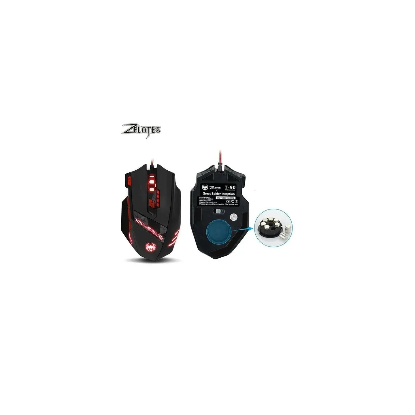 atresclick.com | Mouse Gamer Zelote T-90 9200 Dpi