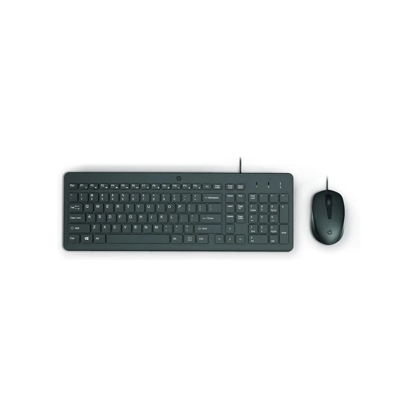 atresclick.com | Combo teclado y mouse Alambrico HP 150 Negro