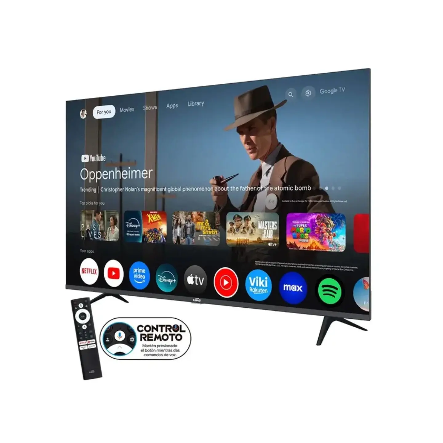 atresclick.com | TV KALLEY 50" Pulgadas 126 cm 50G315 4K UHD MAX LED Smart TV Google