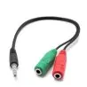 atresclick.com | Convertidor/ Adaptador 2 A 1 De Audio Y Sonido 3.5mm