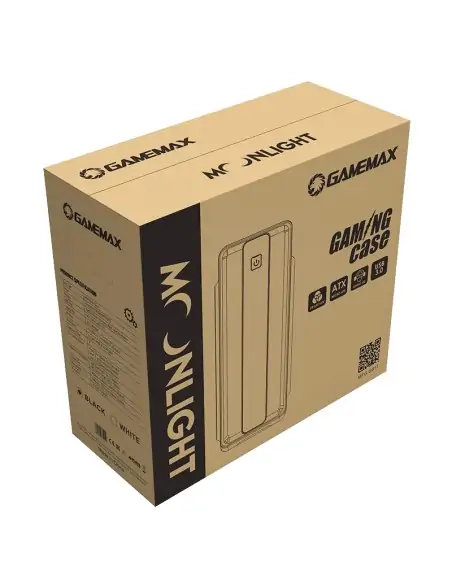 A Tres Click | Chasis Gamemax Moonlight Frgb Bk $ 509.900 $ 325.650 Gamemax Chasis 