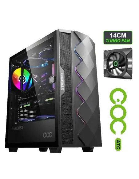 A Tres Click | Chasis Gamemax Diamond Coc $ 460.900 $ 309.849 Gamemax Chasis 